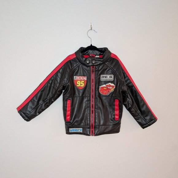 RARE Lightning McQueen Leather Jacket | Disney Pixar Cars - Picture 1 of 6